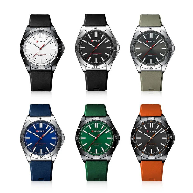 Relógios de pulso de quartzo moda negócios